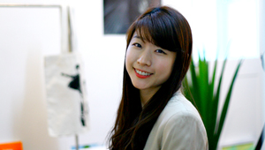 즉석내면초상화가·작가 초선영(방송영상학, 09년 졸)