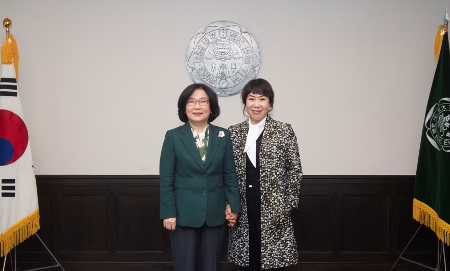 [동정] 김혜련 태경그룹 회장 총장 초청 오찬