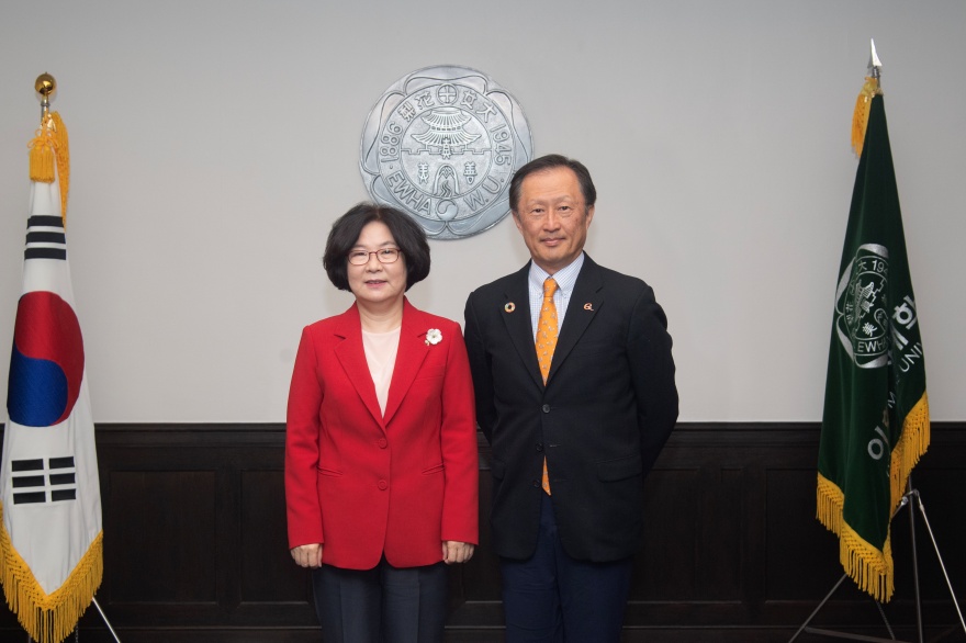 [동정] 지영석 Elsevier 회장 총장 초청 만찬