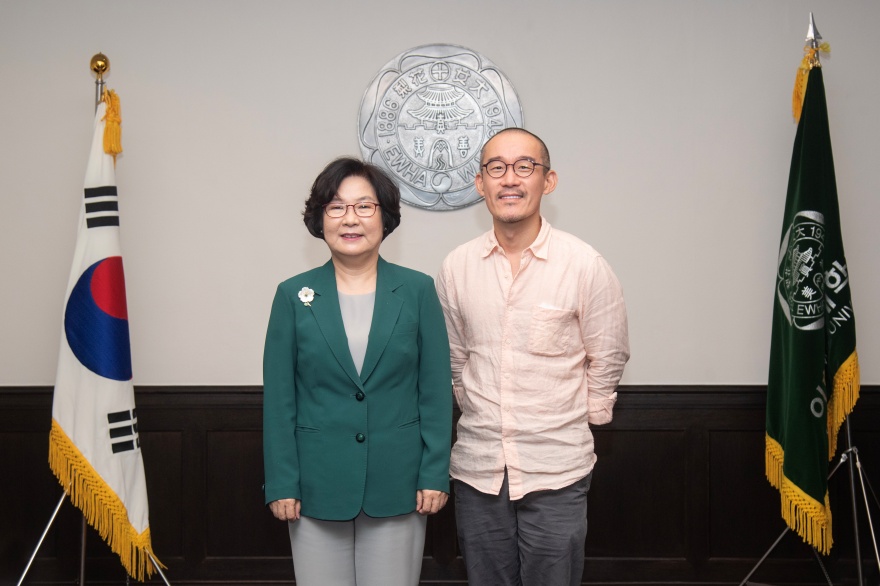 [동정] 김창한 국제 갤러리 대표 접견 및 총장 초청 만찬