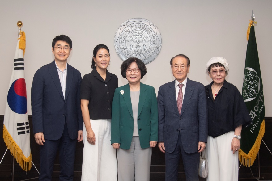 [동정] 윤세영 태영그룹 창업회장 내외, 윤석민 태영그룹 회장 내외 접견 및 총장 초청 만찬