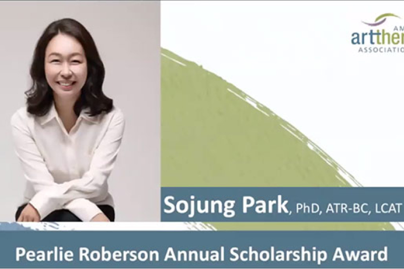교육대학원 박소정 교수, 미국미술치료학회 The Pearlie Roberson Annual Scholarship Award 수상